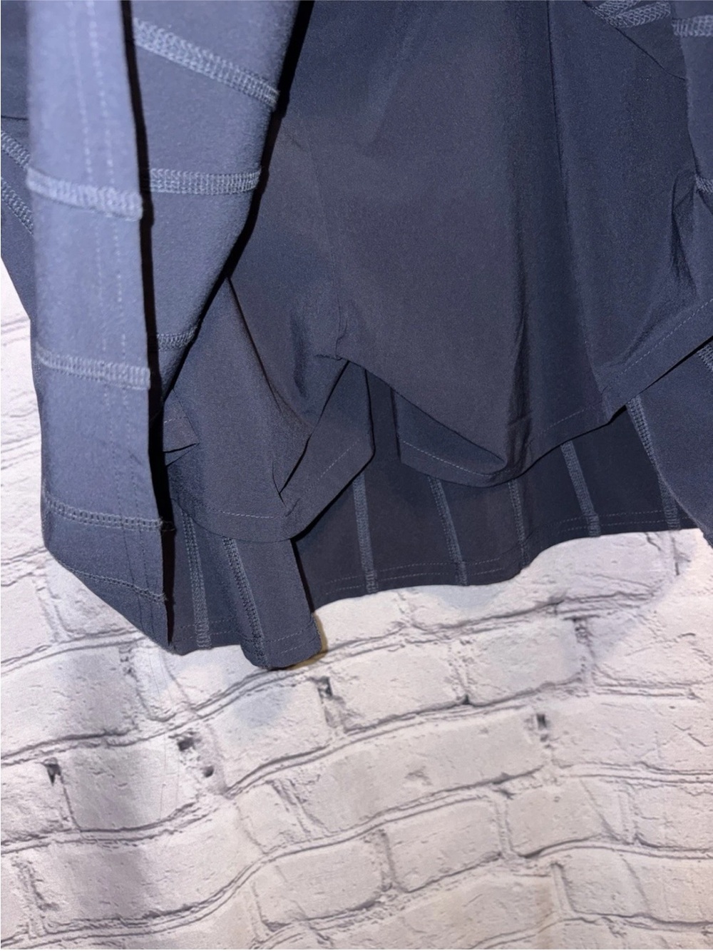Athleta Wear About Skort Skirt With Shorts Navy Blue Athletic Sz 12 Travel - Picture 6 of 9